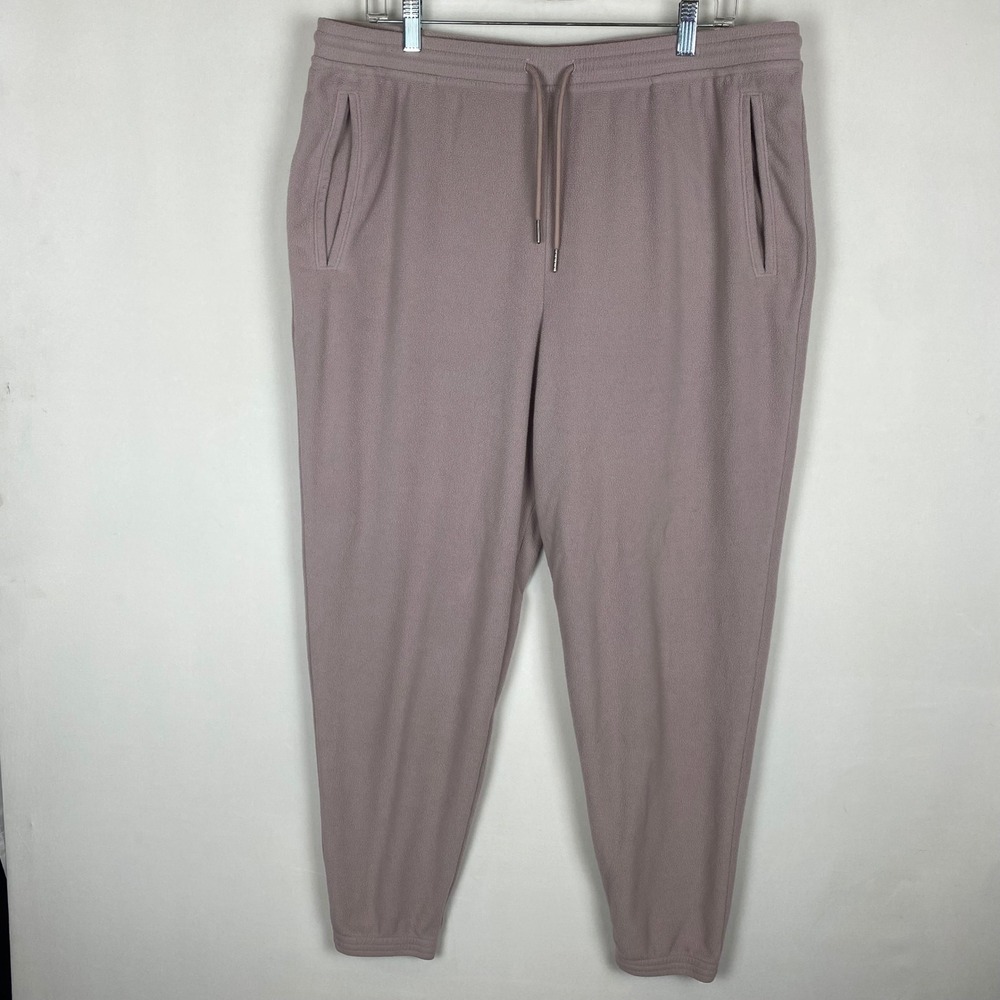 Patagonia‎ Micro D Fleece Joggers Mauve Pink Pants XL